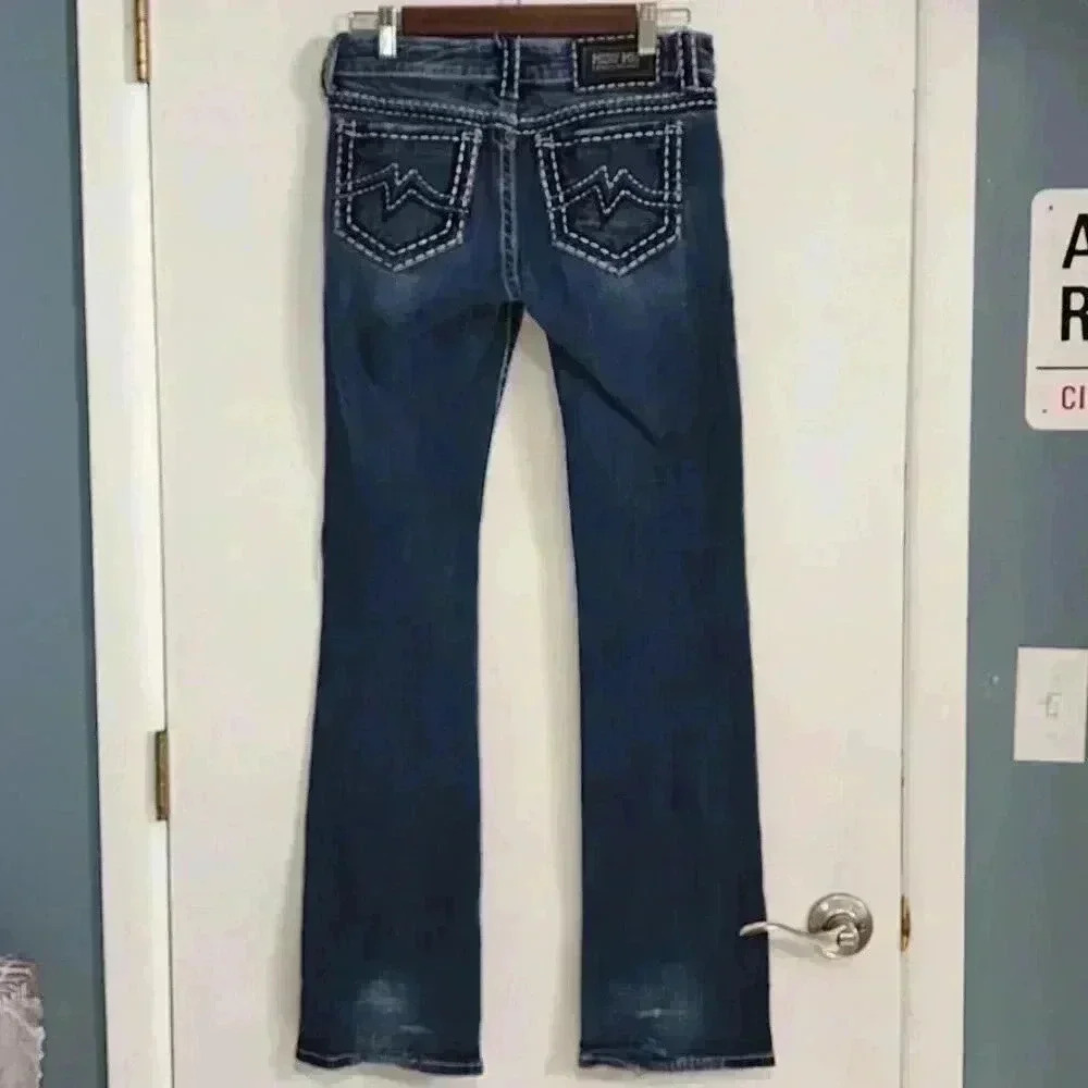 Miss Me Womens Sunny Bootcut Jeans 28x32 JPD1015-5 - Picture 8 of 13